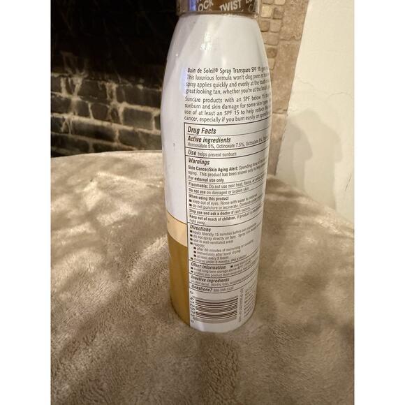 Bain de Soleil SPF 10 Spray Transpare Sunscreen New & Sealed. RARE ITEM! - Picture 2 of 6